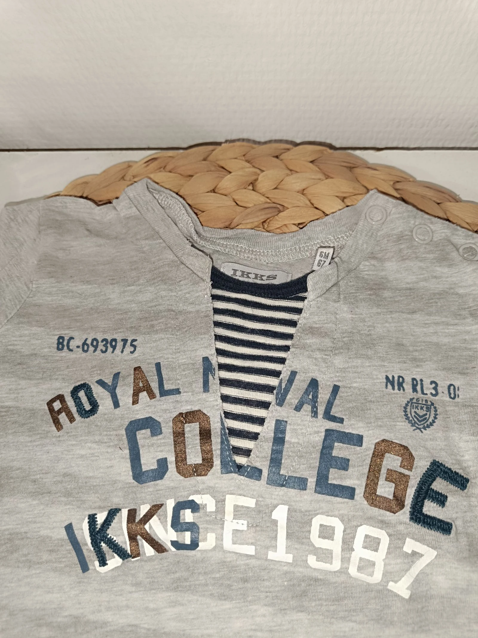 Long sleeve -6months 🩵IKKS – photo 2
